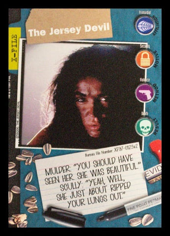 X-Files CCG | The Jersey Devil XF97-0123v2  | The Nerd Merchant