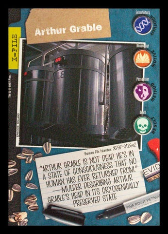 X-Files CCG | Arthur Grable XF97-0126v2  | The Nerd Merchant