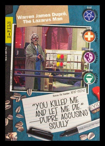 X-Files CCG | Warren James Dupre, The Lazarus Man XF97-0127v2  | The Nerd Merchant