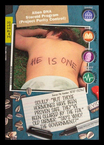 X-Files CCG | Alien DNA Steroid Program (Project Purity Control) XF97-0129v2  | The Nerd Merchant