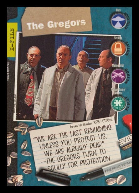 X-Files CCG | The Gregors XF97-0130v2  | The Nerd Merchant
