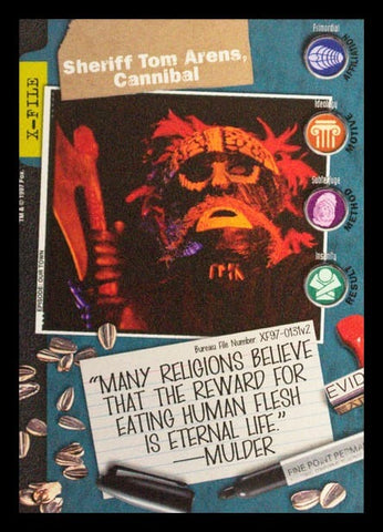 X-Files CCG | Sheriff Tom Arens, Cannibal XF97-0131v2  | The Nerd Merchant