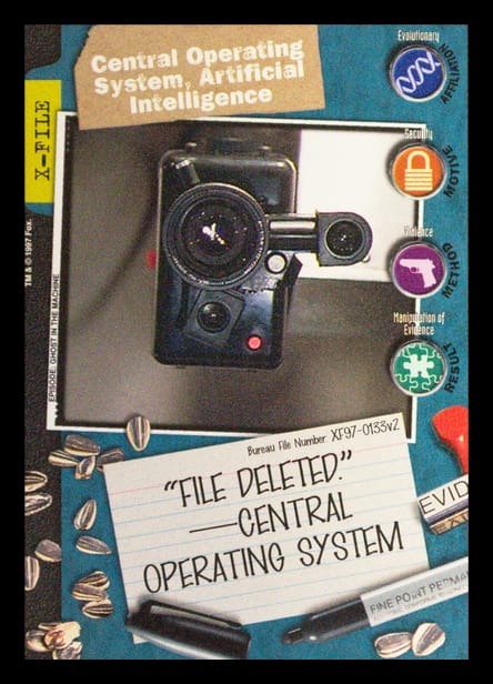X-Files CCG | Central Operating System, Artificial Intelligence XF97-0133v2  | The Nerd Merchant