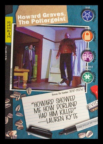 X-Files CCG | Howard Graves, The Poltergeist XF97-0137v2  | The Nerd Merchant