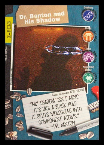X-Files CCG | Dr. Banton And His Shadow XF97-0138v2  | The Nerd Merchant