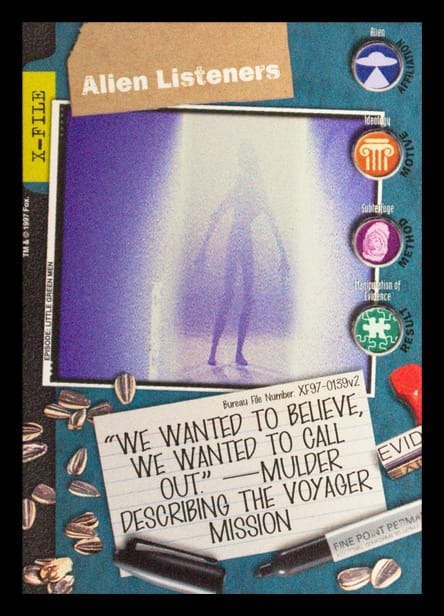 X-Files CCG | Alien Listeners XF97-0139v2  | The Nerd Merchant