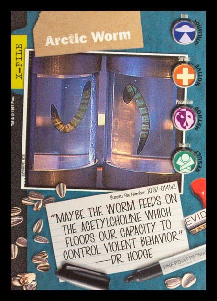 X-Files CCG | Arctic Worm XF97-0141v2  | The Nerd Merchant