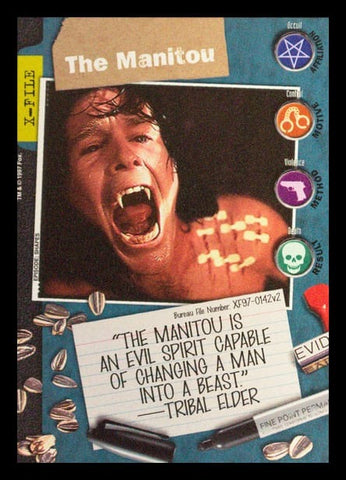 X-Files CCG | The Manitou XF97-0142v2  | The Nerd Merchant