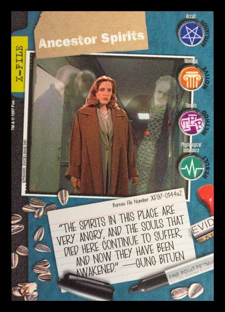 X-Files CCG | Ancestor Spirits XF97-0144v2  | The Nerd Merchant