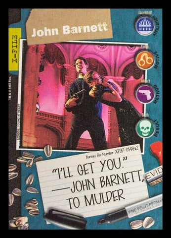 X-Files CCG | John Barnett XF97-0148v2  | The Nerd Merchant