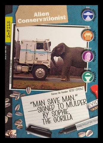 X-Files CCG | Alien Conservationist XF97-0149v2  | The Nerd Merchant