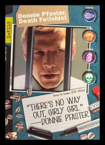 X-Files CCG | Donnie Pfaster, Death Fetishist XF97-0151v2  | The Nerd Merchant
