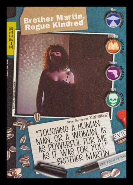 X-Files CCG | Brother Martin, Rogue Kindred XF97-0152v2  | The Nerd Merchant