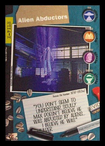 X-Files CCG | Alien Abductors XF97-0153v2  | The Nerd Merchant
