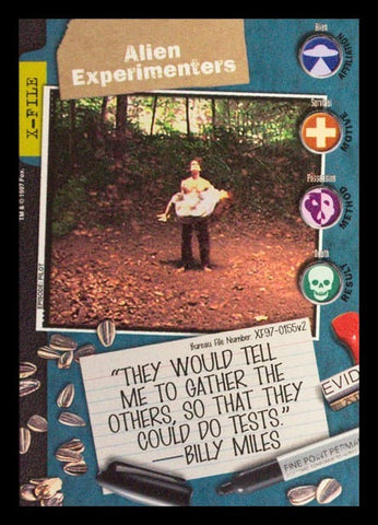 X-Files CCG | Alien Experimenters XF97-0155v2  | The Nerd Merchant