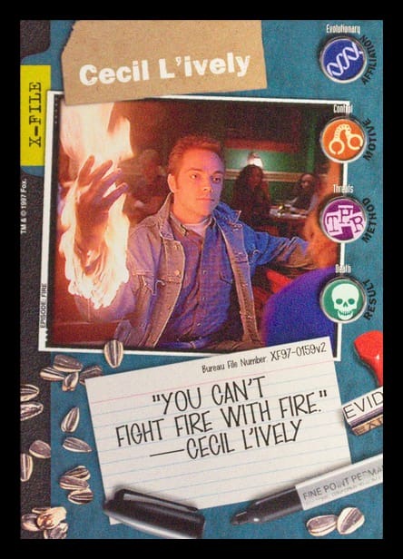 X-Files CCG | Cecil L€™ively XF97-0159v2  | The Nerd Merchant