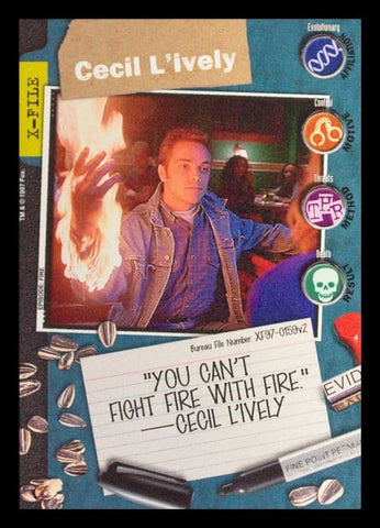 X-Files CCG | Cecil L€™ively XF97-0159v2  | The Nerd Merchant