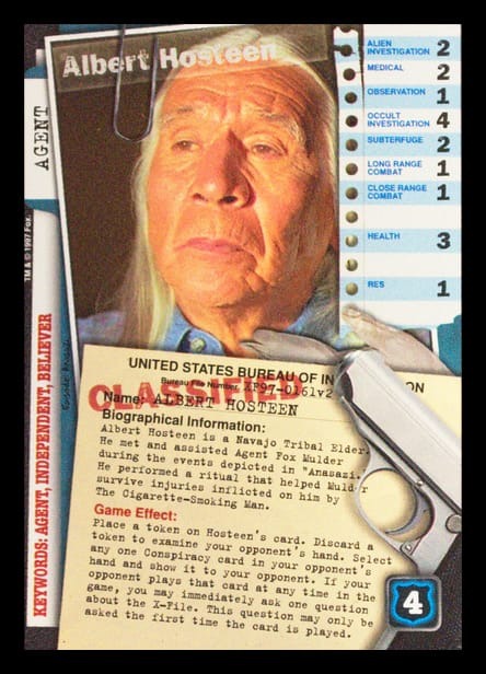 X-Files CCG | Albert Hosteen XF97-0161v2  | The Nerd Merchant