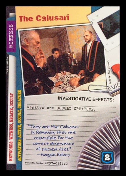 X-Files CCG | The Calusari XF97-0197v2  | The Nerd Merchant