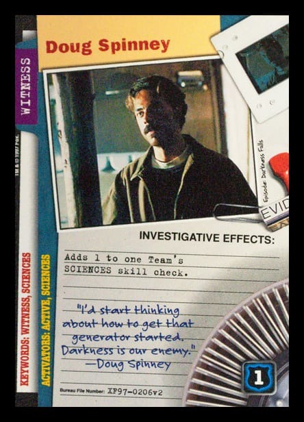 X-Files CCG | Doug Spinney XF97-0206v2  | The Nerd Merchant