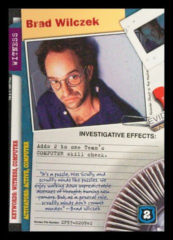 X-Files CCG | Brad Wilczek XF97-0209v2  | The Nerd Merchant