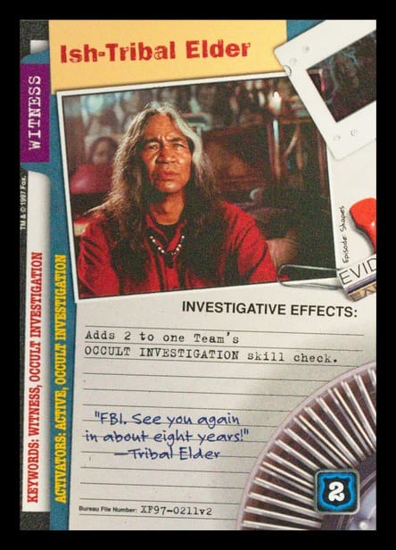 X-Files CCG | Ish-Tribal Elder XF97-0211v2  | The Nerd Merchant