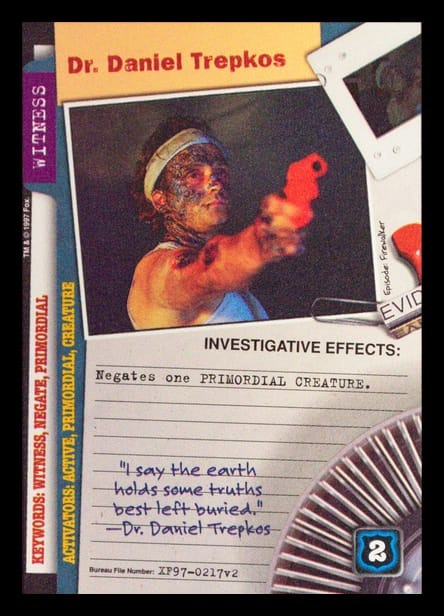 X-Files CCG | Dr. Daniel Trepkos XF97-0217v2  | The Nerd Merchant