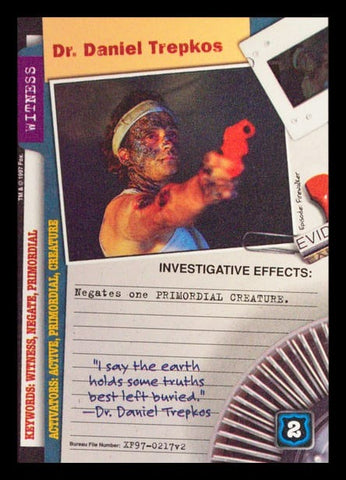 X-Files CCG | Dr. Daniel Trepkos XF97-0217v2  | The Nerd Merchant