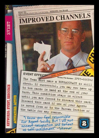X-Files CCG | Improved Channels XF97-0263v2  | The Nerd Merchant