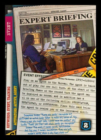X-Files CCG | Expert Briefing XF97-0280v2  | The Nerd Merchant