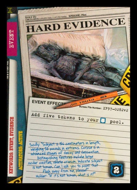 X-Files CCG | Hard Evidence XF97-0282v2  | The Nerd Merchant