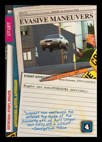 X-Files CCG | Evasive Maneuvers XF97-0303v2  | The Nerd Merchant