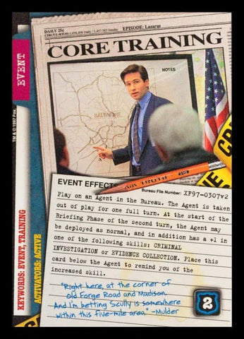 X-Files CCG | Core Training XF97-0307v2  | The Nerd Merchant