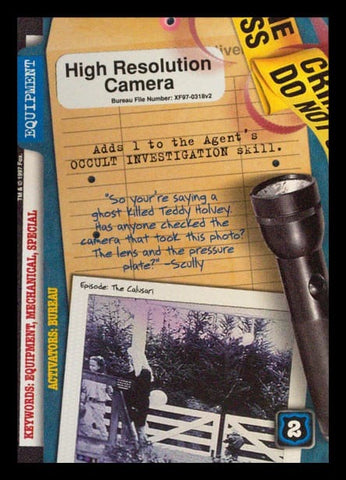 X-Files CCG | High Resolution Camera XF97-0318v2  | The Nerd Merchant