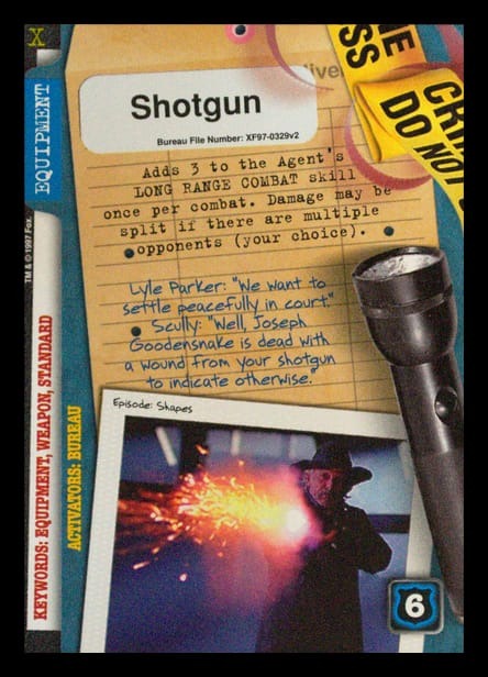 X-Files CCG | Shotgun XF97-0329v2  | The Nerd Merchant