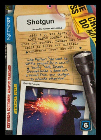 X-Files CCG | Shotgun XF97-0329v2  | The Nerd Merchant
