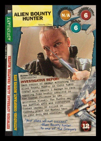 X-Files CCG | Alien Bounty Hunter XF97-0337v2  | The Nerd Merchant