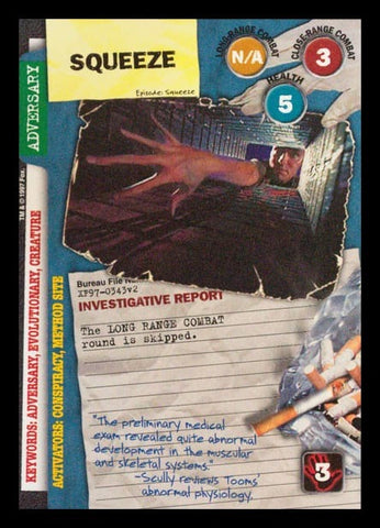 X-Files CCG | Squeeze XF97-0343v2  | The Nerd Merchant