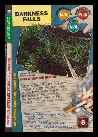 X-Files CCG | Darkness Falls XF97-0346v2  | The Nerd Merchant