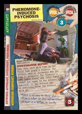 X-Files CCG | Pheromone-Induced Psychosis XF97-0350v2  | The Nerd Merchant