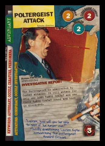 X-Files CCG | Poltergeist Attack XF97-0353v2  | The Nerd Merchant