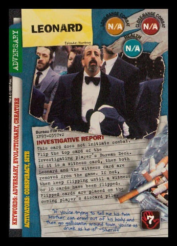 X-Files CCG | Leonard XF97-0357v2  | The Nerd Merchant