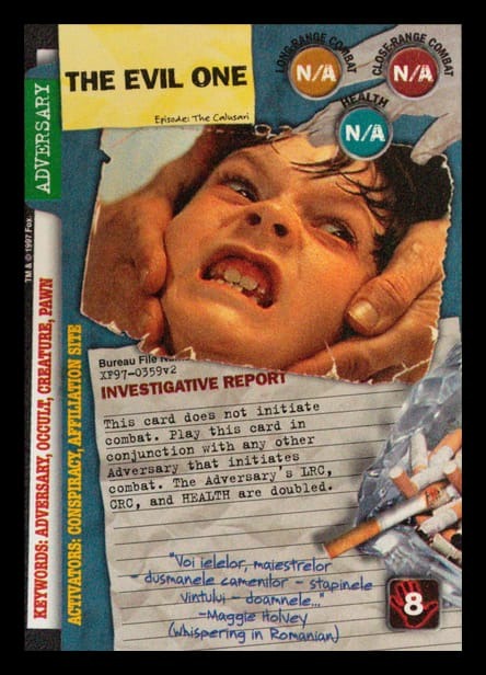 X-Files CCG | The Evil One XF97-0359v2  | The Nerd Merchant
