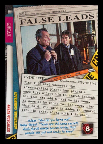 X-Files CCG | False Leads XF97-0371v2  | The Nerd Merchant