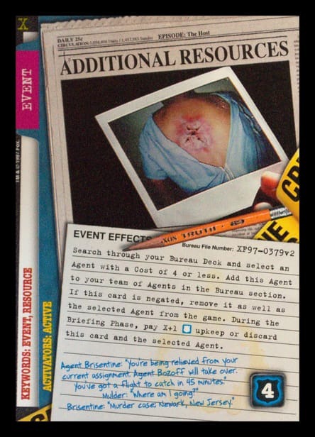 X-Files CCG | Additional Resources XF97-0379v2  | The Nerd Merchant