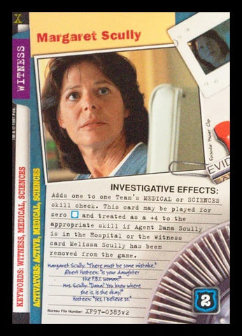 X-Files CCG | Margaret Scully XF97-0383v2  | The Nerd Merchant