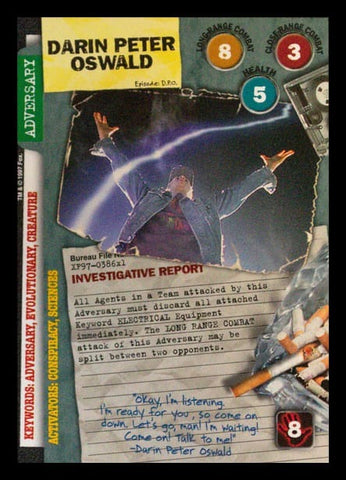 X-Files CCG | Darin Peter Oswald XF97-386x1    | The Nerd Merchant
