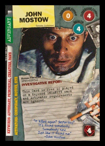 X-Files CCG | John Mostow XF97-387x1    | The Nerd Merchant