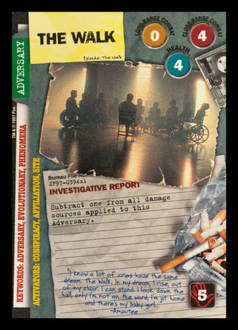 X-Files CCG | The Walk XF97-394x1    | The Nerd Merchant