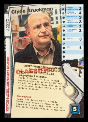 X-Files CCG | Clyde Bruckman XF97-400x1    | The Nerd Merchant